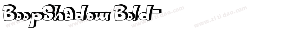 BoopShadow Bold字体转换